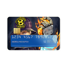 Load image into Gallery viewer, Fire Force Shinra Kusakabe Credit Card Skins (4-in-1 Pack)