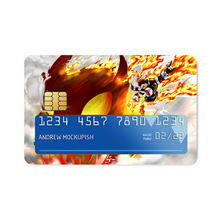 Load image into Gallery viewer, Fire Force Shinra Kusakabe Credit Card Skins (4-in-1 Pack)