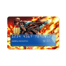Load image into Gallery viewer, Fire Force Shinra Kusakabe Credit Card Skins (4-in-1 Pack)