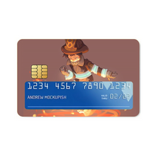 Load image into Gallery viewer, Fire Force Shinra Kusakabe Credit Card Skins (4-in-1 Pack)