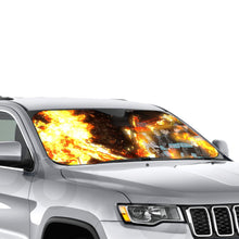 Load image into Gallery viewer, Fire force skad Car Sunshade