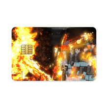 Load image into Gallery viewer, Fire force skad Credit Card Skins (4-in-1 Pack)