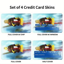Load image into Gallery viewer, Follow me (Mach 20) Credit Card Skins (4-in-1 Pack)