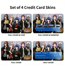 Load image into Gallery viewer, Food Wars: Shokugeki no Soma Credit Card Skins (4-in-1 Pack)
