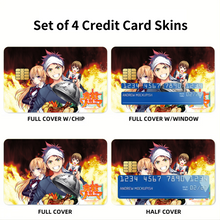 Load image into Gallery viewer, Food Wars: Shokugeki no Soma Credit Card Skins (4-in-1 Pack)