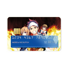Load image into Gallery viewer, Food Wars: Shokugeki no Soma Credit Card Skins (4-in-1 Pack)