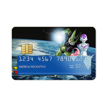 Load image into Gallery viewer, Frieza, Cell, Buu and Earth Credit Card Skins (4-in-1 Pack)