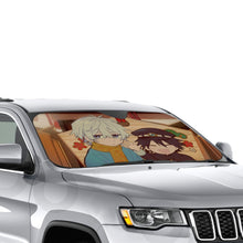 Load image into Gallery viewer, Fukuzawa Yukichi & Ranpo Edogawa  Car Sunshade