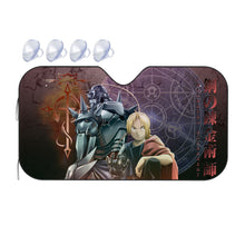 Load image into Gallery viewer, Fullmetal Alchemist-Edward & Alphonse Car Sunshade