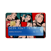 Load image into Gallery viewer, FullMetal Alchemist - Scar , Edward , Alphonse , Winry , Olivier , May & Shao Credit Card Skins (4-in-1 Pack)