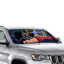 Load image into Gallery viewer, Future Trunks goes Super Saiyan Car Sunshade