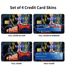 Load image into Gallery viewer, Future Trunks goes Super Saiyan Credit Card Skins (4-in-1 Pack)