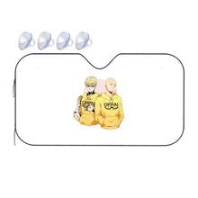 Load image into Gallery viewer, Genos and Saitama Car Sunshade
