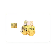 Load image into Gallery viewer, Genos and Saitama Credit Card Skins (4-in-1 Pack)