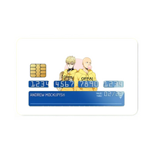 Load image into Gallery viewer, Genos and Saitama Credit Card Skins (4-in-1 Pack)