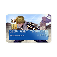 Load image into Gallery viewer, Genos and Saitama Credit Card Skins (4-in-1 Pack)