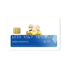 Load image into Gallery viewer, Genos and Saitama Credit Card Skins (4-in-1 Pack)