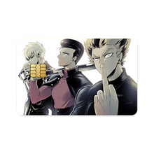 Load image into Gallery viewer, Genos, Metal Bat and Garou Credit Card Skins (4-in-1 Pack)