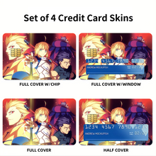 Load image into Gallery viewer, Gilgamesh, Saber (Fate Series) Credit Card Skins (4-in-1 Pack)