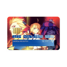 Load image into Gallery viewer, Gilgamesh, Saber (Fate Series) Credit Card Skins (4-in-1 Pack)