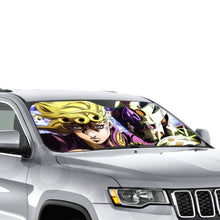 Load image into Gallery viewer, Giorno Giovanna & Golden Experience Requiem Car Sunshade