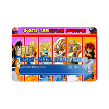 Load image into Gallery viewer, Gogeta Supersaiyajin Evolutions Credit Card Skins (4-in-1 Pack)