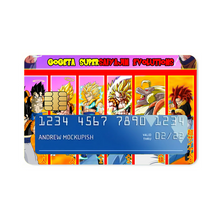 Load image into Gallery viewer, Gogeta Supersaiyajin Evolutions Credit Card Skins (4-in-1 Pack)
