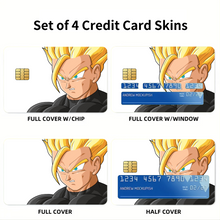 Load image into Gallery viewer, Gohan SSJ Credit Card Skins (4-in-1 Pack)