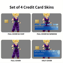Load image into Gallery viewer, Gohan SSJ2 Credit Card Skins (4-in-1 Pack)