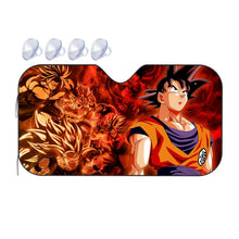 Load image into Gallery viewer, Goku All Forms Car Sunshade