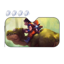 Load image into Gallery viewer, Goku and Gohan Car Sunshade