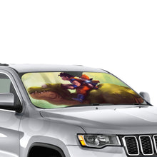 Load image into Gallery viewer, Goku and Gohan Car Sunshade
