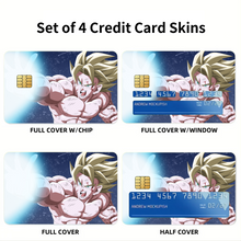 Load image into Gallery viewer, Goku Credit Card Skins (4-in-1 Pack)