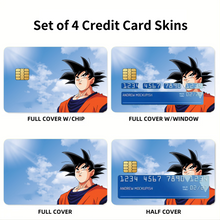 Load image into Gallery viewer, Goku Credit Card Skins (4-in-1 Pack)