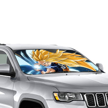 Load image into Gallery viewer, Goku in Super Saiyan 3 mode Car Sunshade
