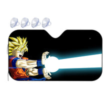 Load image into Gallery viewer, Goku's Kamehameha Wave Car Sunshade