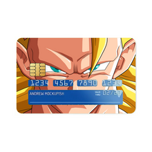 Load image into Gallery viewer, Goku SSJ3 Credit Card Skins (4-in-1 Pack)
