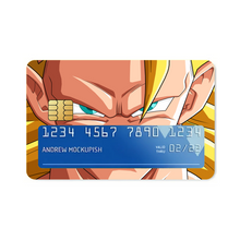 Load image into Gallery viewer, Goku SSJ3 Credit Card Skins (4-in-1 Pack)