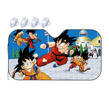 Load image into Gallery viewer, Goku Training on Kami Temple Car Sunshade