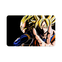 Load image into Gallery viewer, Goku & Vegeta Credit Card Skins (4-in-1 Pack)