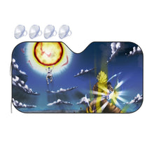 Load image into Gallery viewer, Goku vs Freeza Car Sunshade