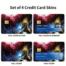 Load image into Gallery viewer, Goku vs. Frieza Credit Card Skins (4-in-1 Pack)