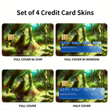 Load image into Gallery viewer, Grass Pokemon Credit Card Skins (4-in-1 Pack)