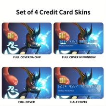 Load image into Gallery viewer, Greninja Credit Card Skins (4-in-1 Pack)