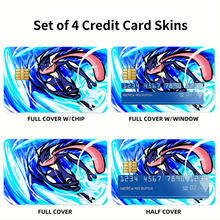 Load image into Gallery viewer, Greninja | Water Shuriken Credit Card Skins (4-in-1 Pack)