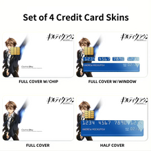 Load image into Gallery viewer, Guilty Crown Credit Card Skins (4-in-1 Pack)