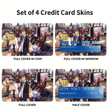 Load image into Gallery viewer, Guilty Crown Credit Card Skins (4-in-1 Pack)