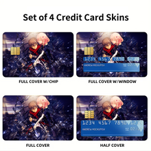 Load image into Gallery viewer, Guilty Crown Credit Card Skins (4-in-1 Pack)