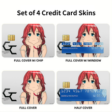 Load image into Gallery viewer, Guilty Crown Credit Card Skins (4-in-1 Pack)