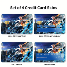 Load image into Gallery viewer, Guilty Crown Credit Card Skins (4-in-1 Pack)